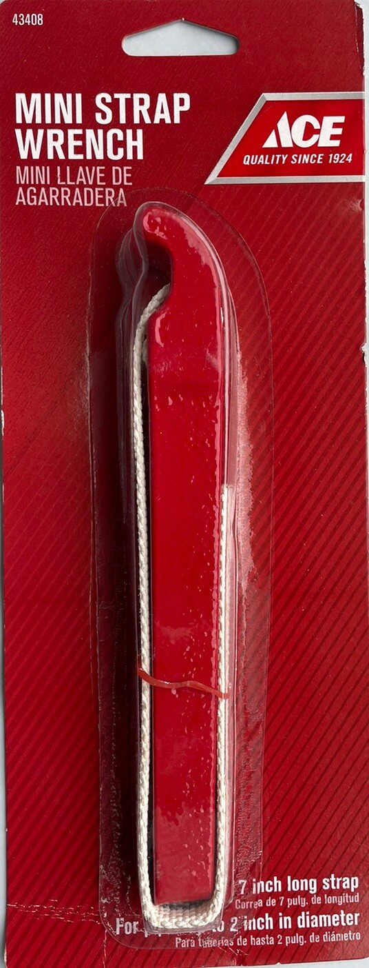 Ace Hardware Strap wrench 43408 2 Inch Pipes