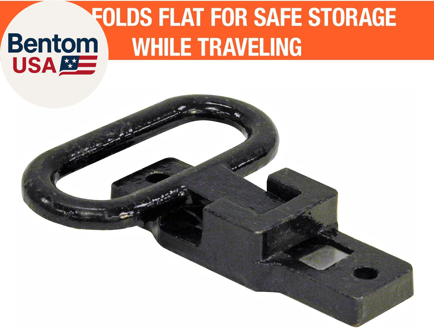 B2797BPC2 Black E Coat Folding Safety Step and Handle with Safety Storage, 2 Pac