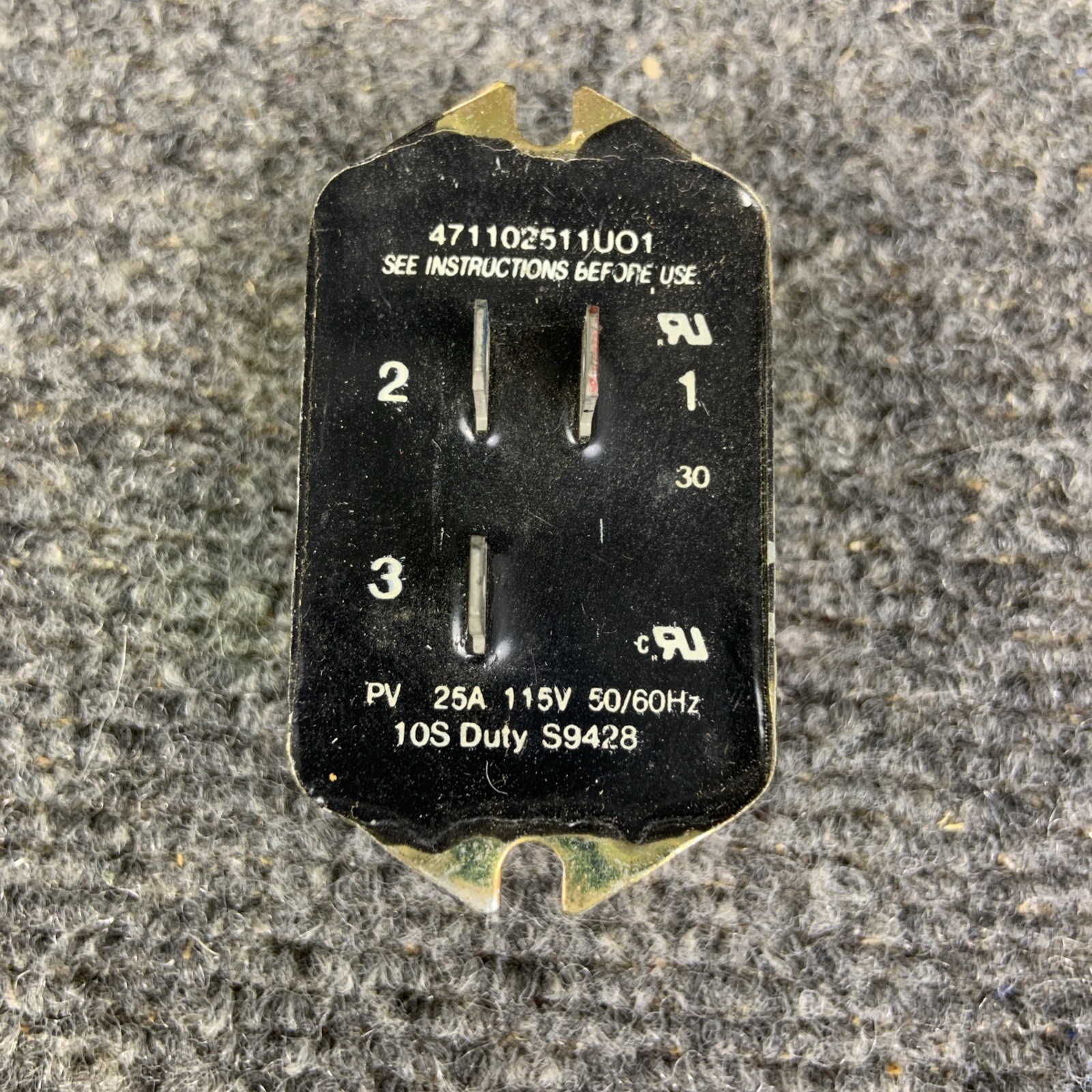 Stearns Sinpac Electronic Switch 115V, 25A, 50/60Hz 471102511UO1