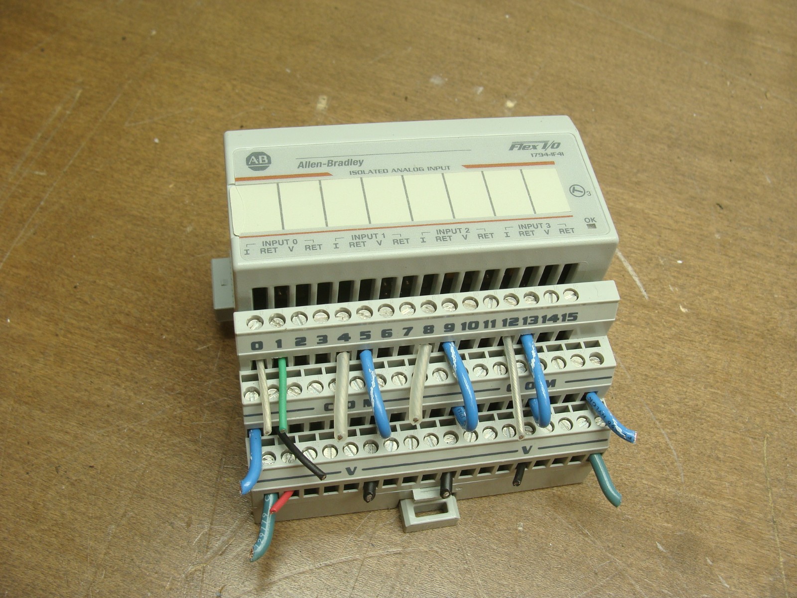 ALLEN BRADLEY FLEX I/O 1794-IF-4I ISOLATED ANALOG INPUT MODULE