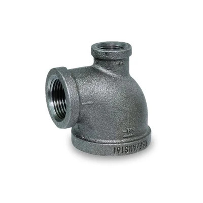 Everflow BMRT1003 | 1 X 1/2 X 1/2 Black Reducing Tee 3 Sizes | BMRT1003