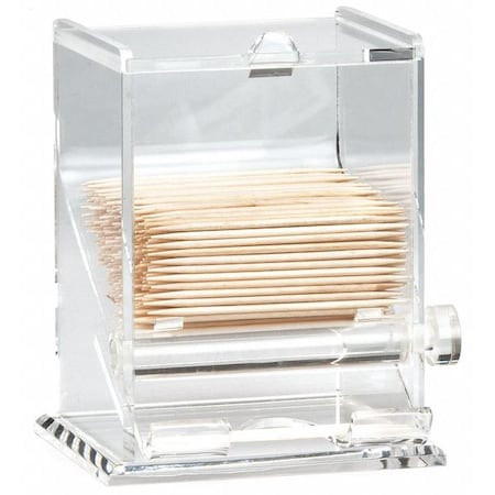 Zoro Select 228 Toothpick Dispenser, 3-1/4″W X 4″H, Clear